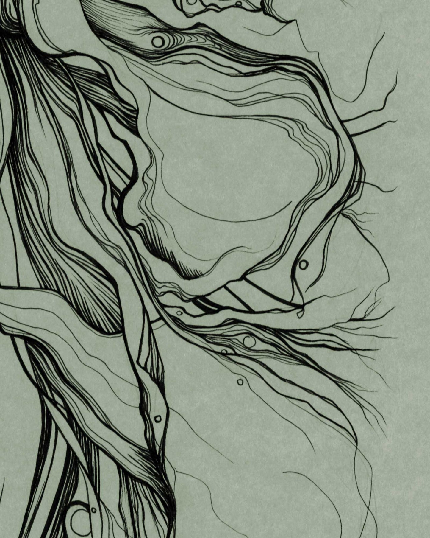 DIVERGENT MIND · Fineliner auf Papier