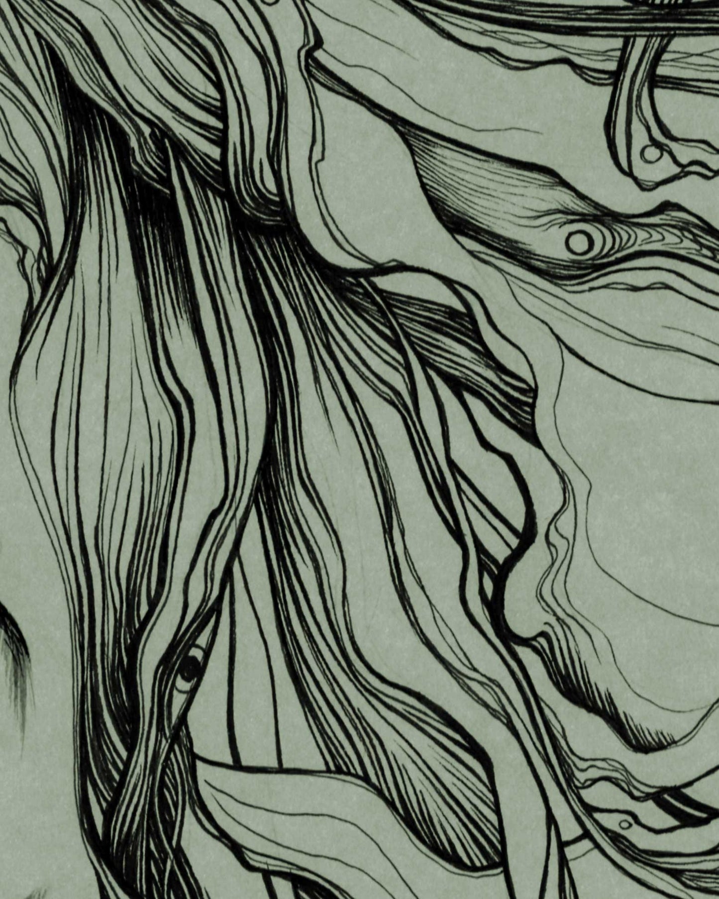 DIVERGENT MIND · Fineliner auf Papier