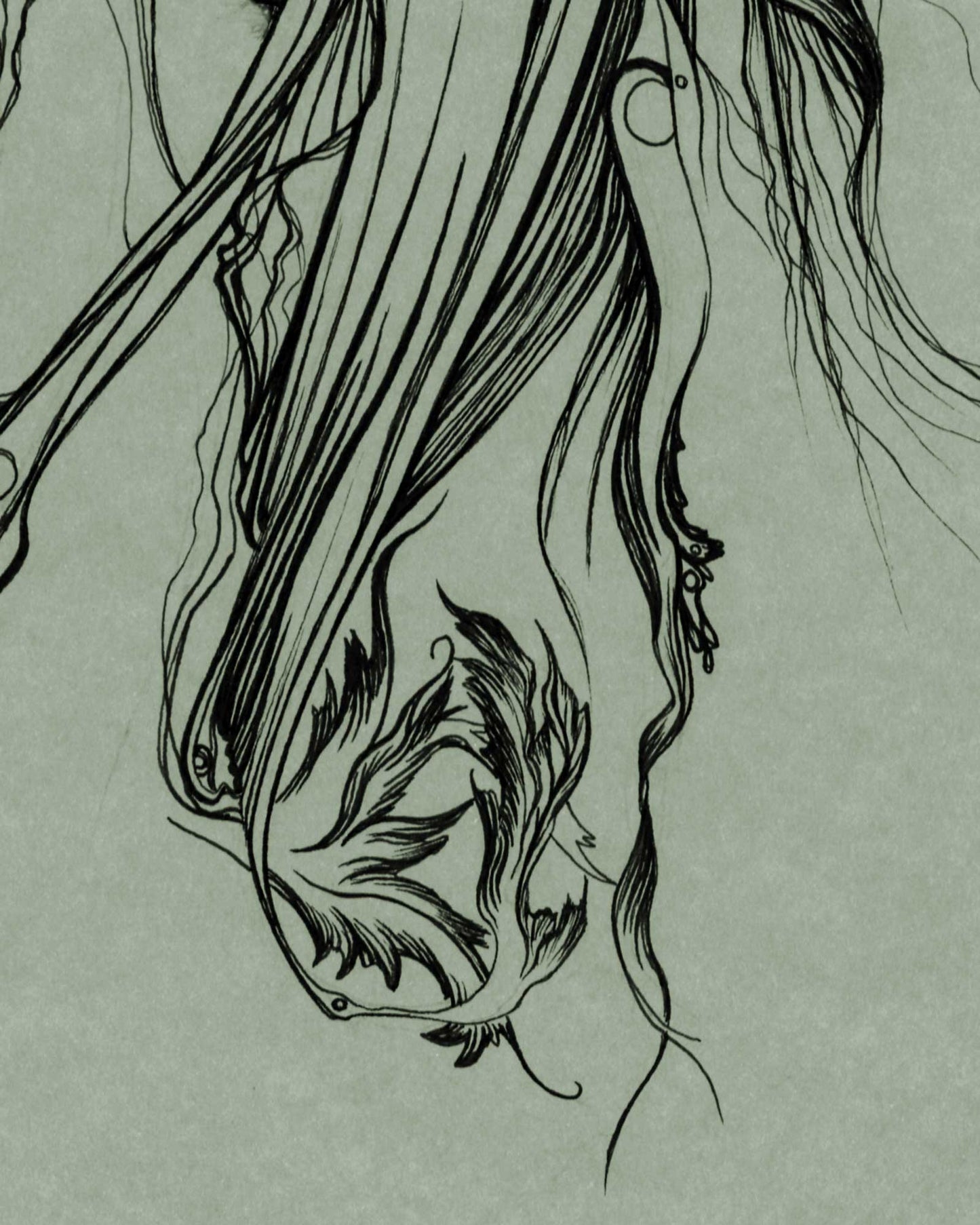 DIVERGENT MIND · Fineliner auf Papier