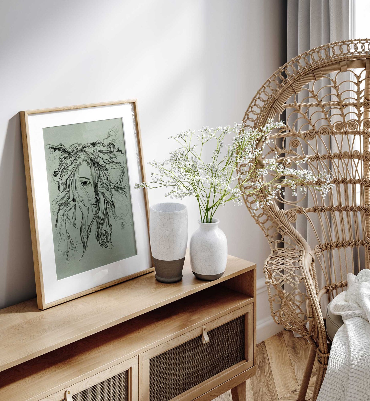 DIVERGENT MIND · Fineliner auf Papier