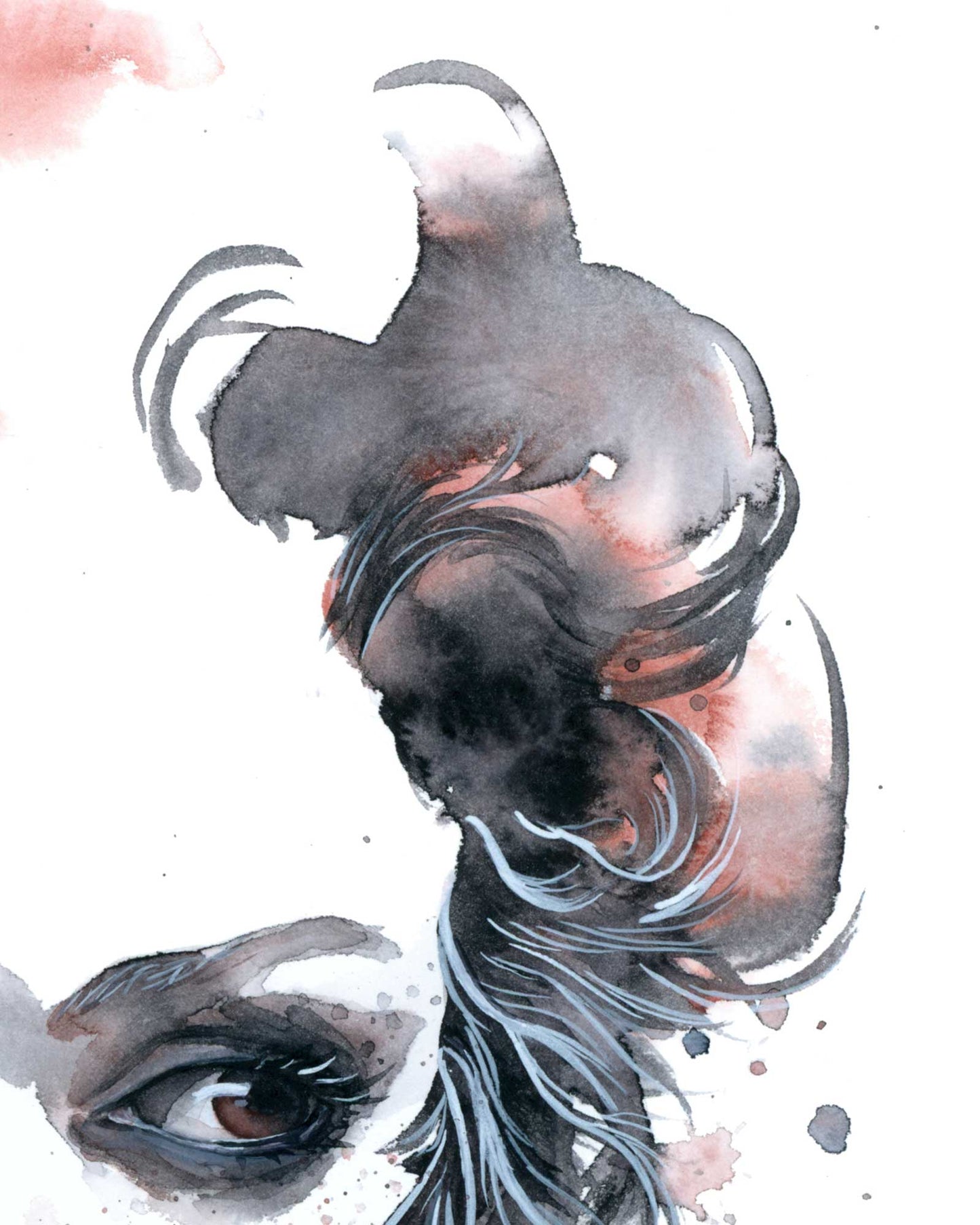 THE JESTER · Aquarell-Porträt