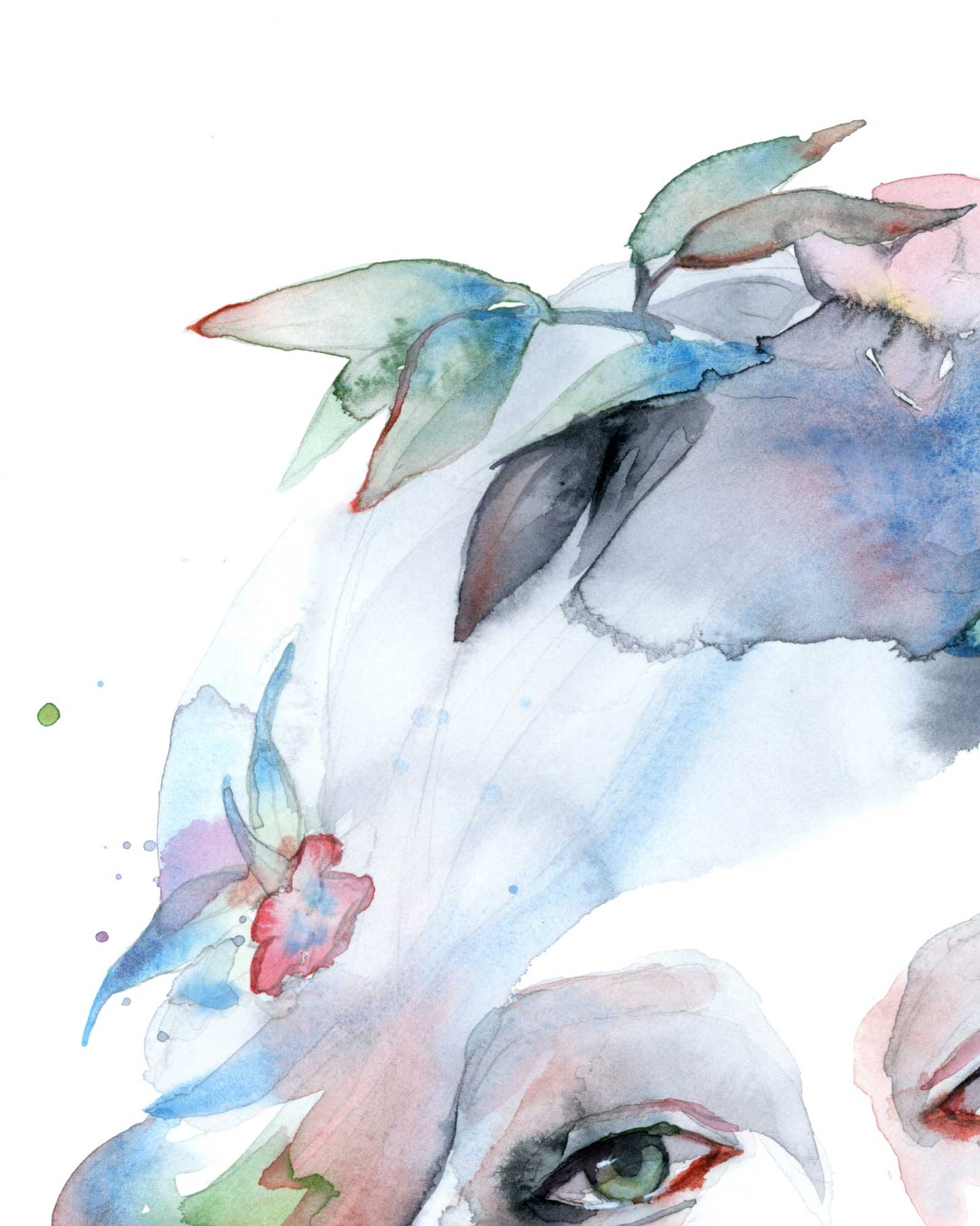 ALL THAT IS LEFT · Aquarellporträt