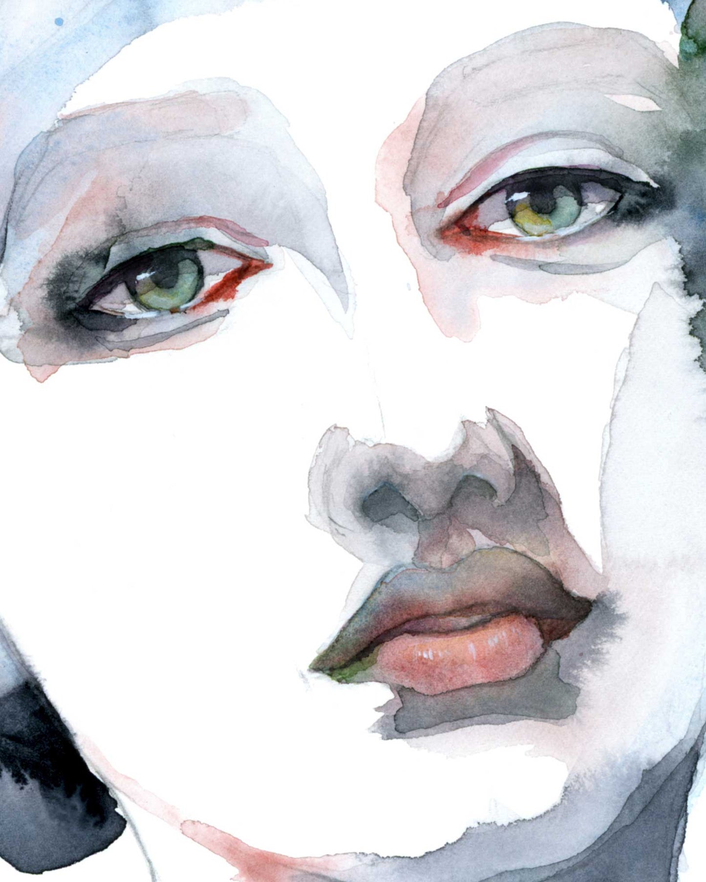 ALL THAT IS LEFT · Aquarellporträt