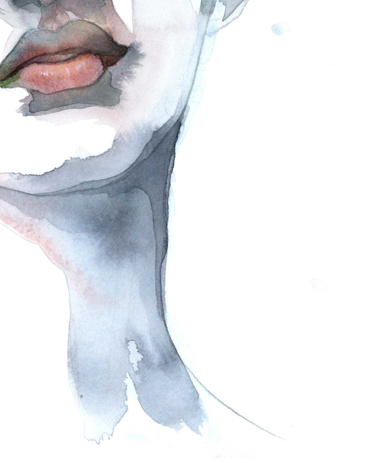 ALL THAT IS LEFT · Aquarellporträt