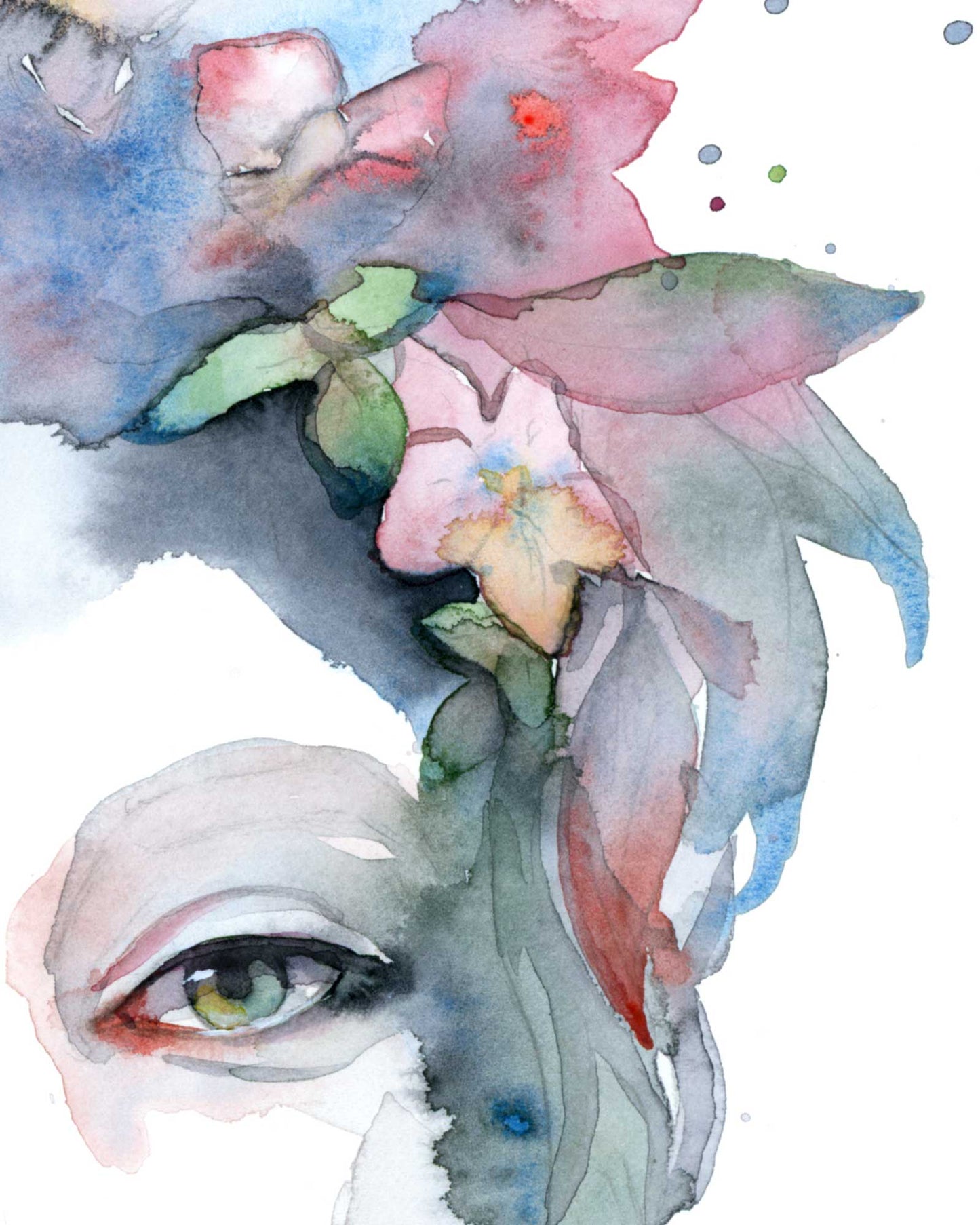 ALL THAT IS LEFT · Aquarellporträt