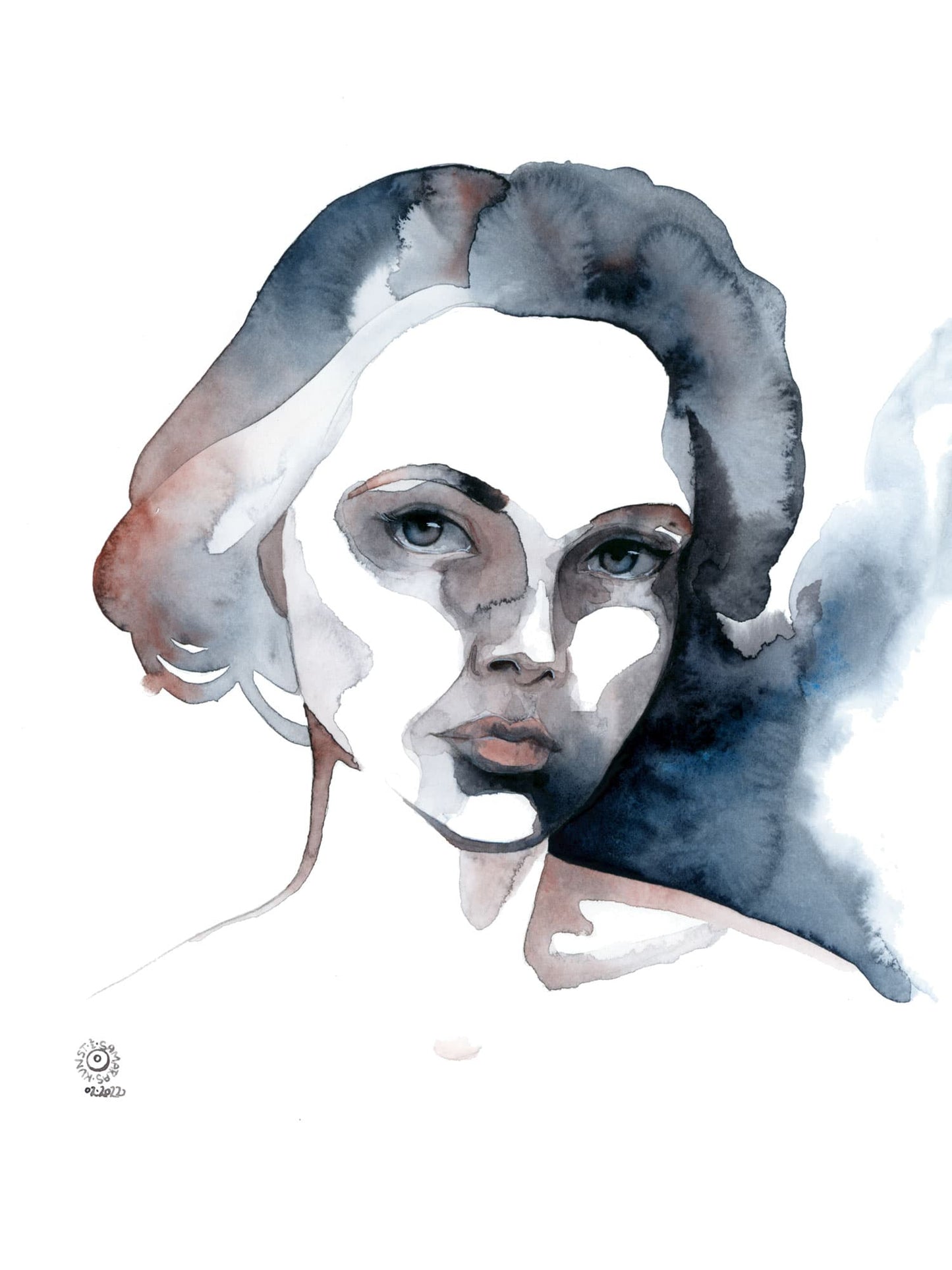 InDecision · Aquarellporträt