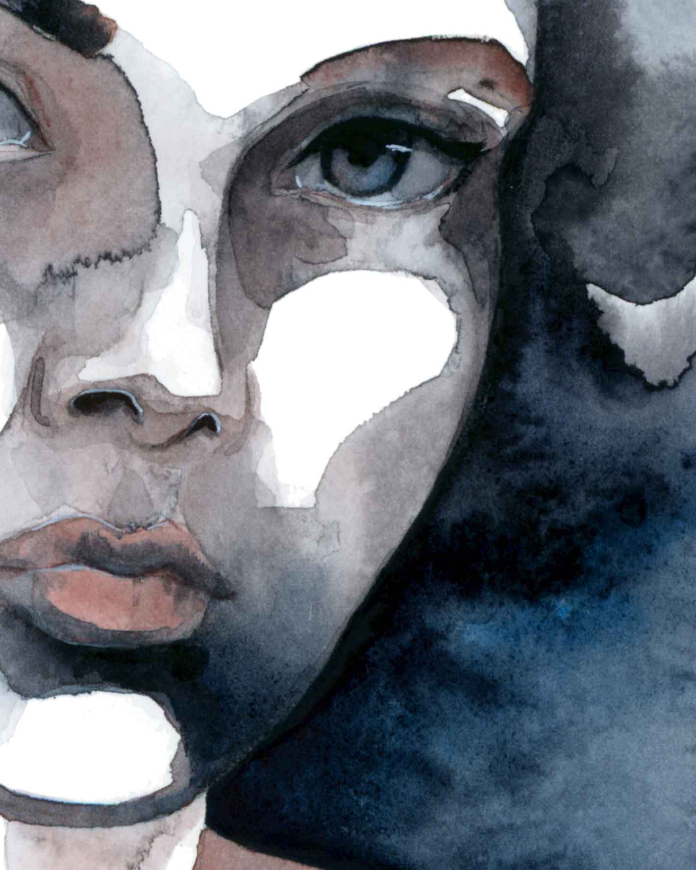 InDecision · Aquarellporträt