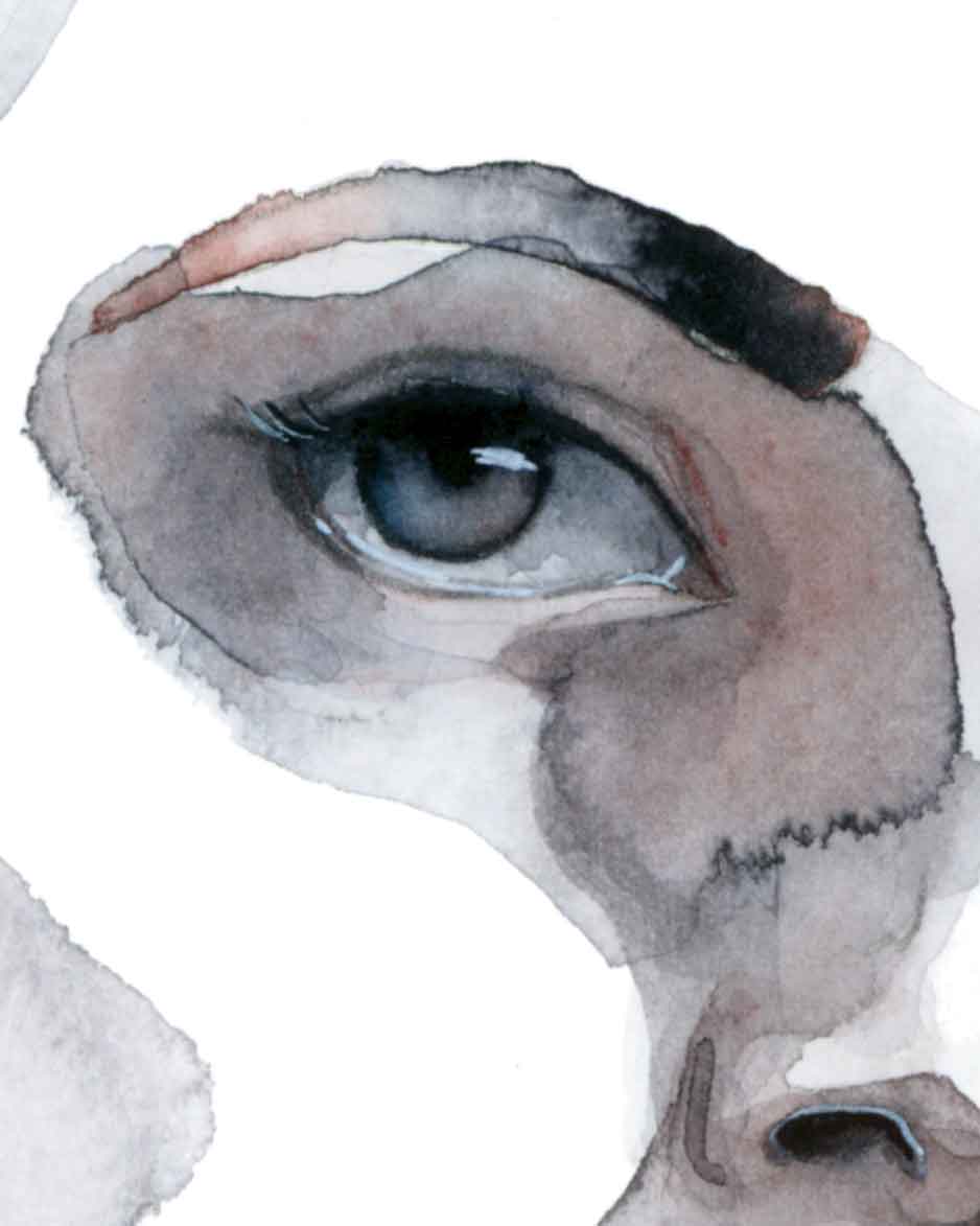 InDecision · Aquarellporträt