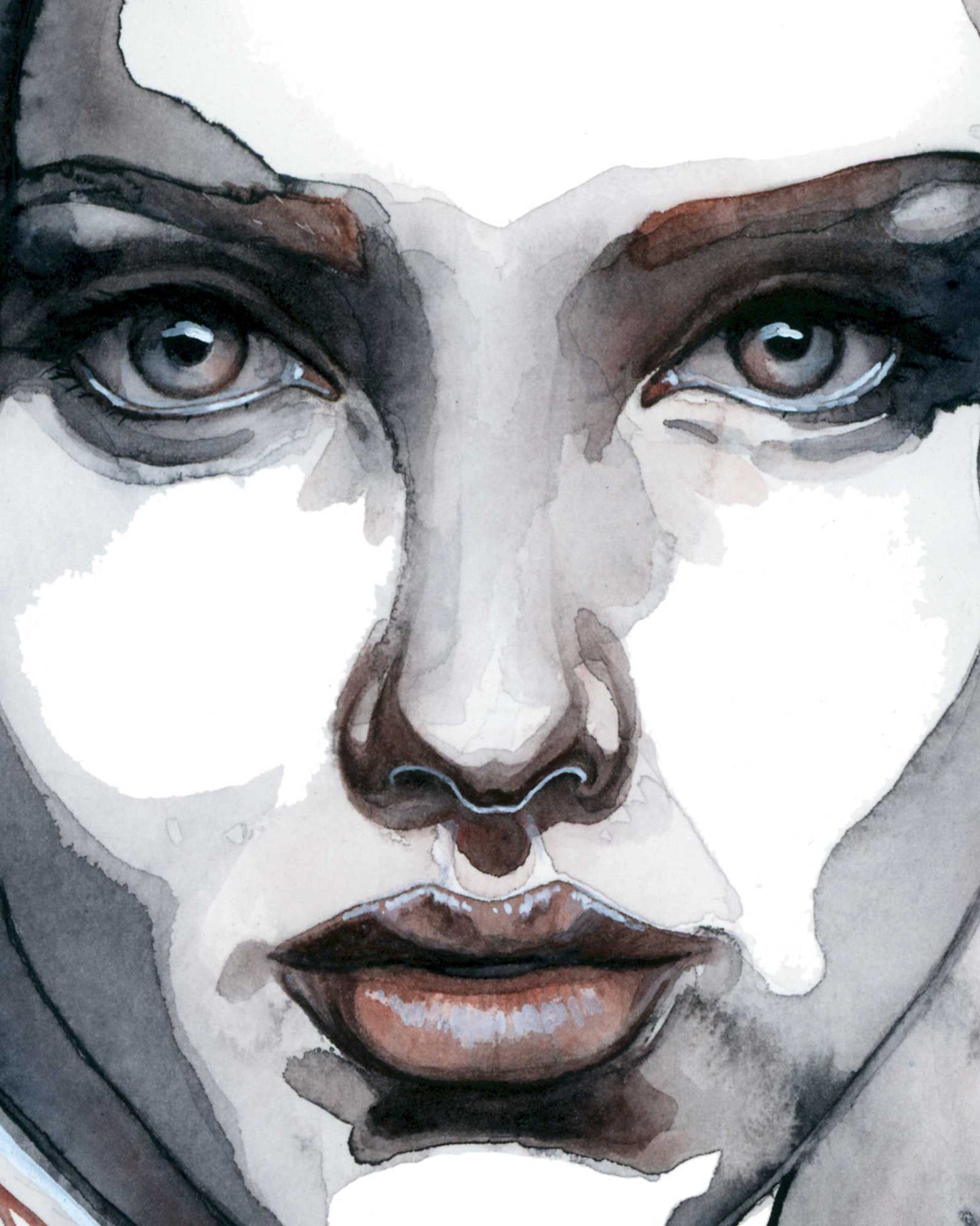 HERA · Aquarellporträt