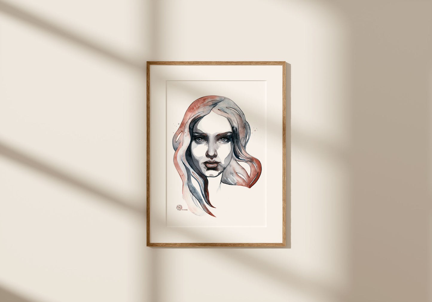 HERA · Aquarellporträt