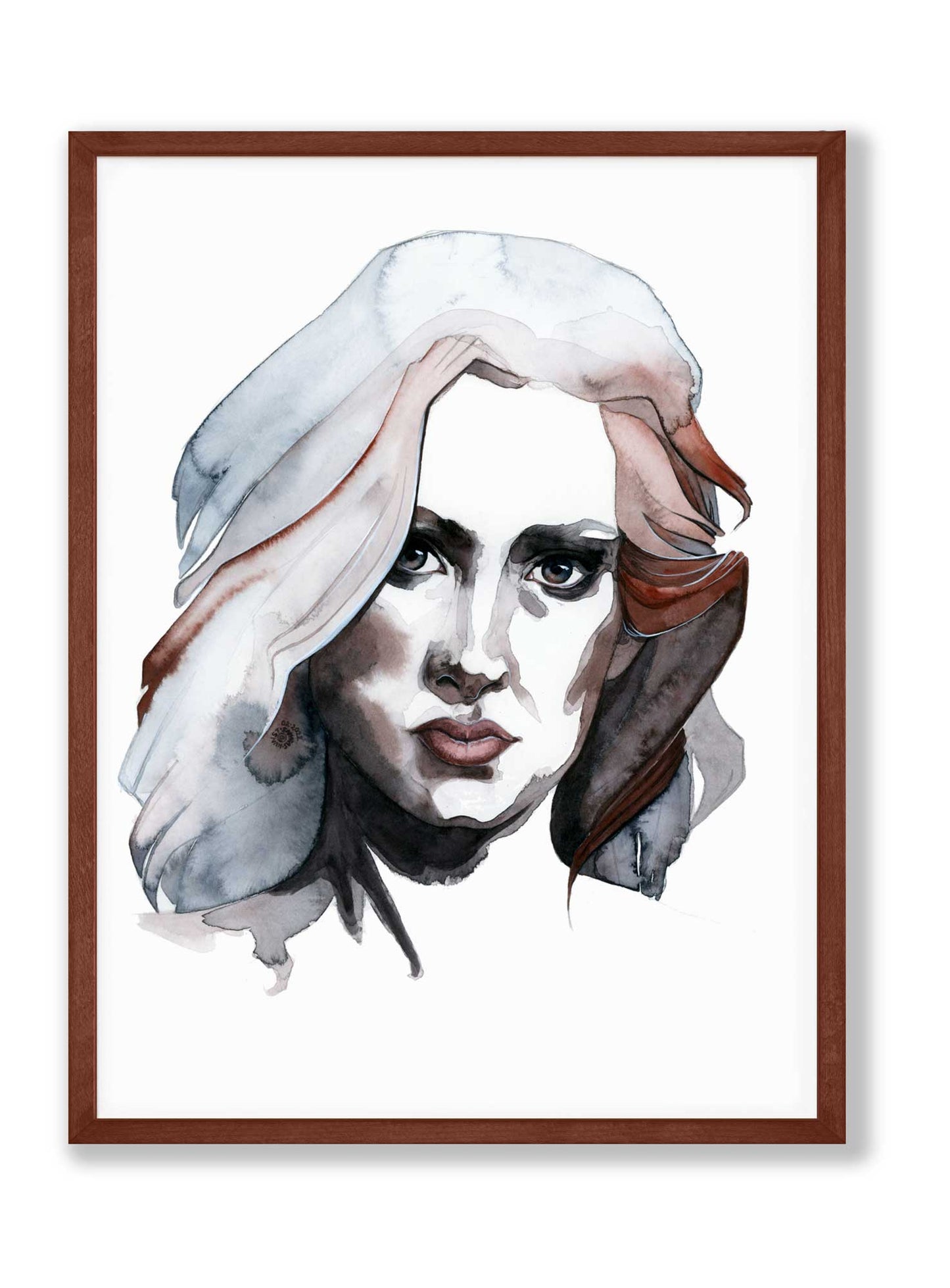 NO I DON'T · Aquarell-Porträt