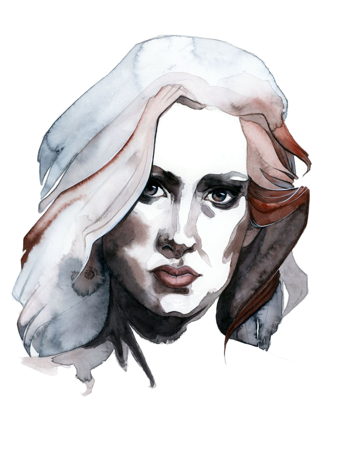 NO I DON'T · Aquarell-Porträt