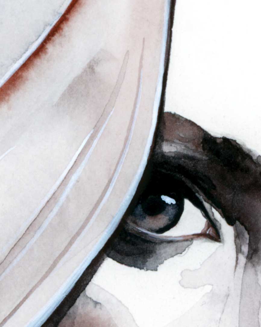 NO I DON'T · Aquarell-Porträt