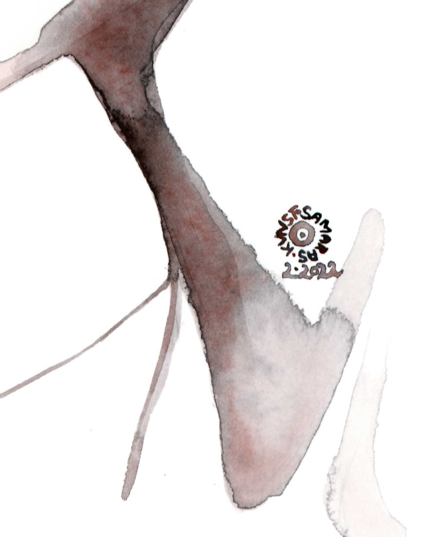 TRUST ME · Aquarell-Porträt