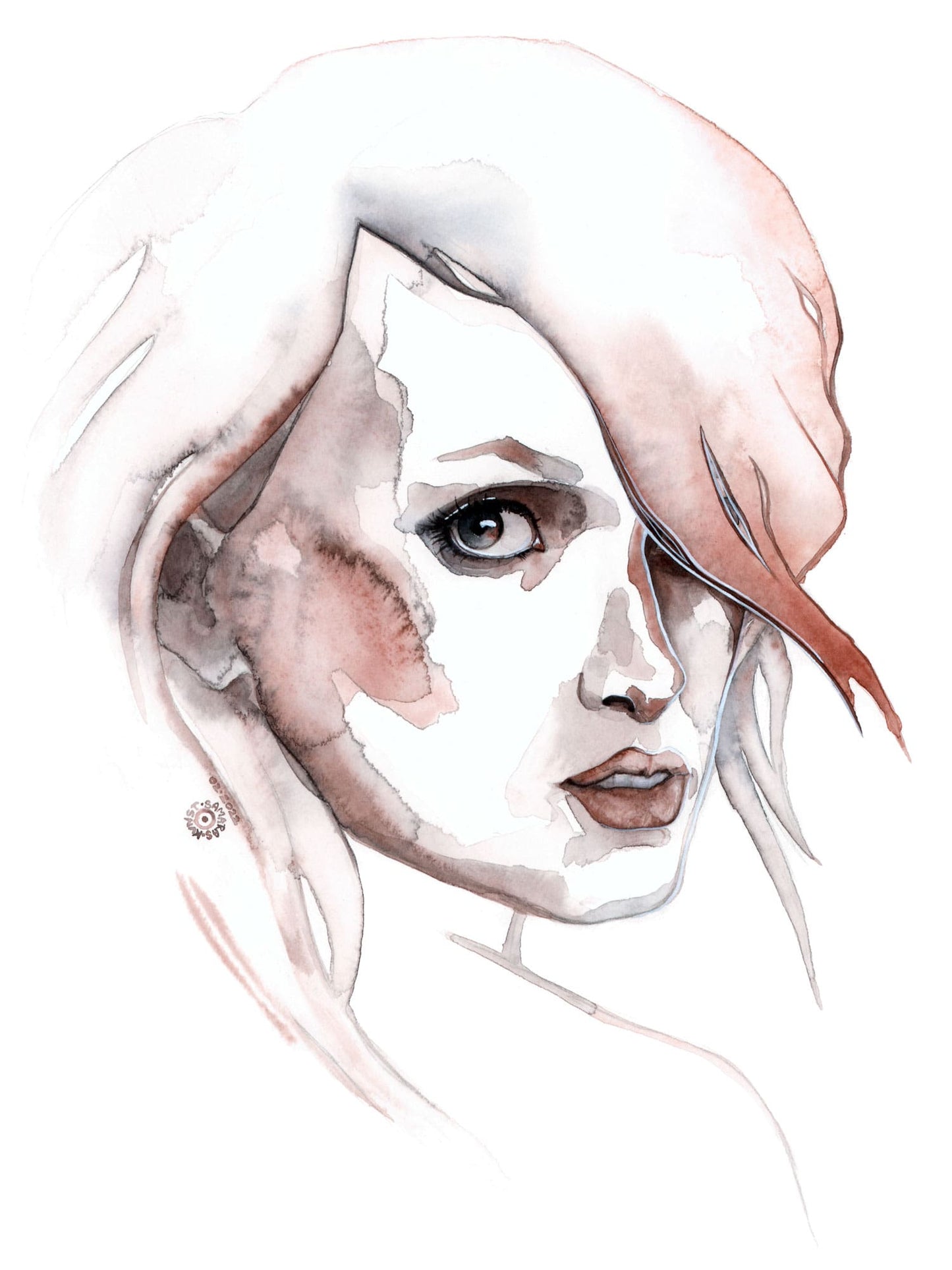 WINONA · Aquarell-Porträt