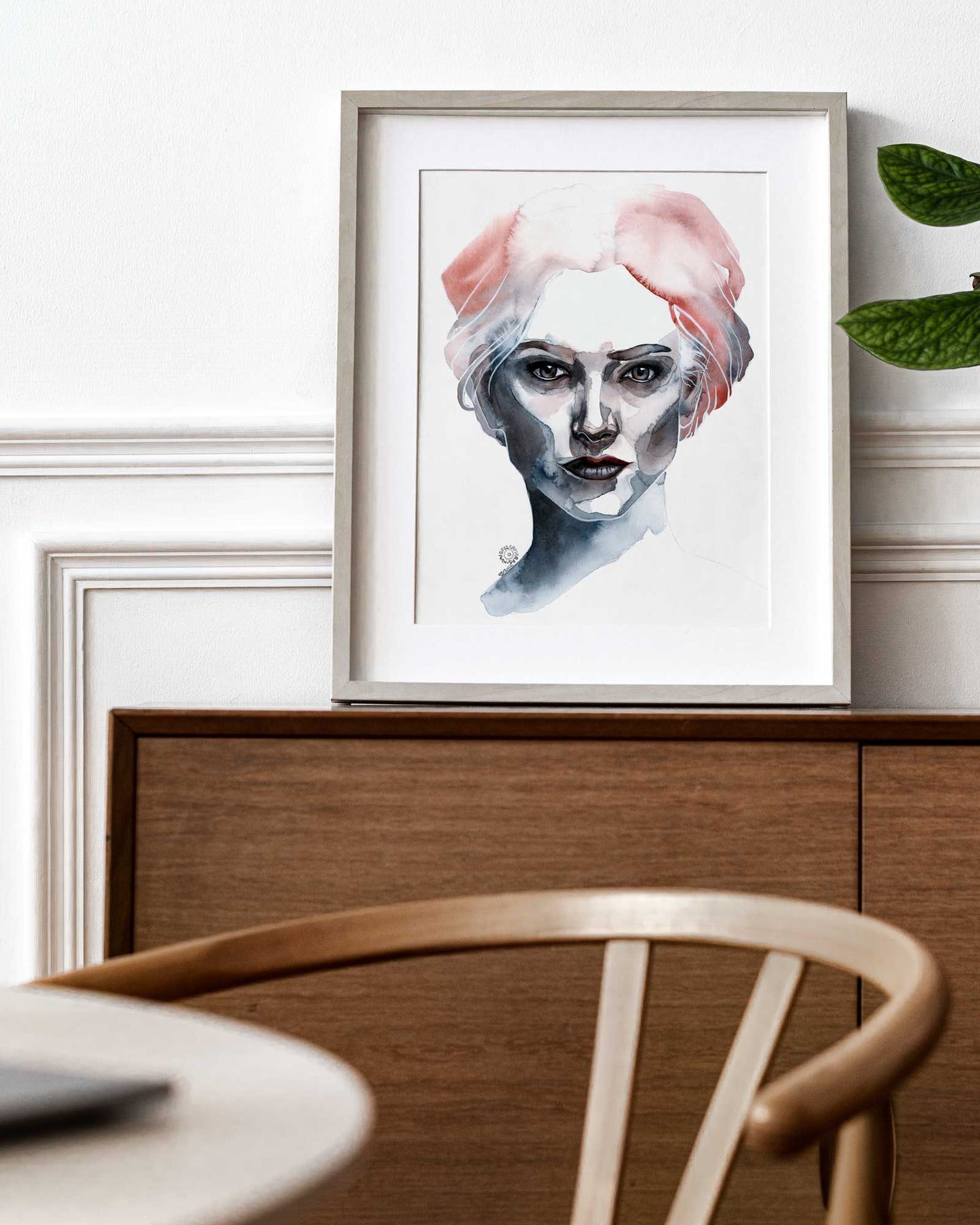 SUMMER · Aquarell-Porträt