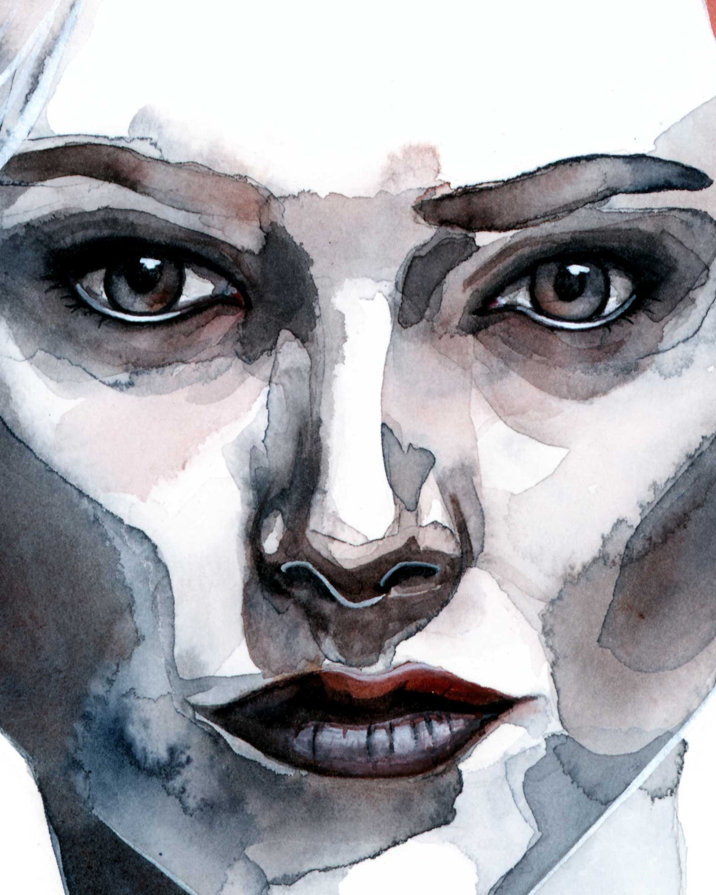 SUMMER · Aquarell-Porträt