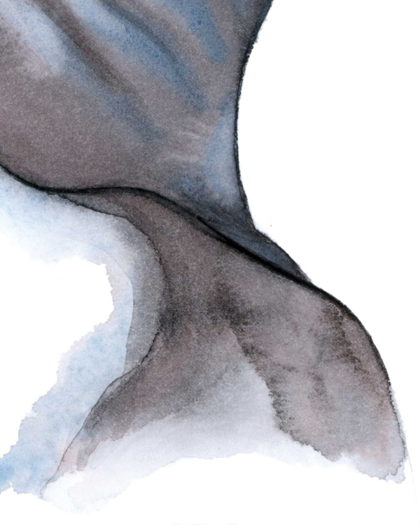 FOLLOW ME INTO THE DARK · Aquarell-Porträt