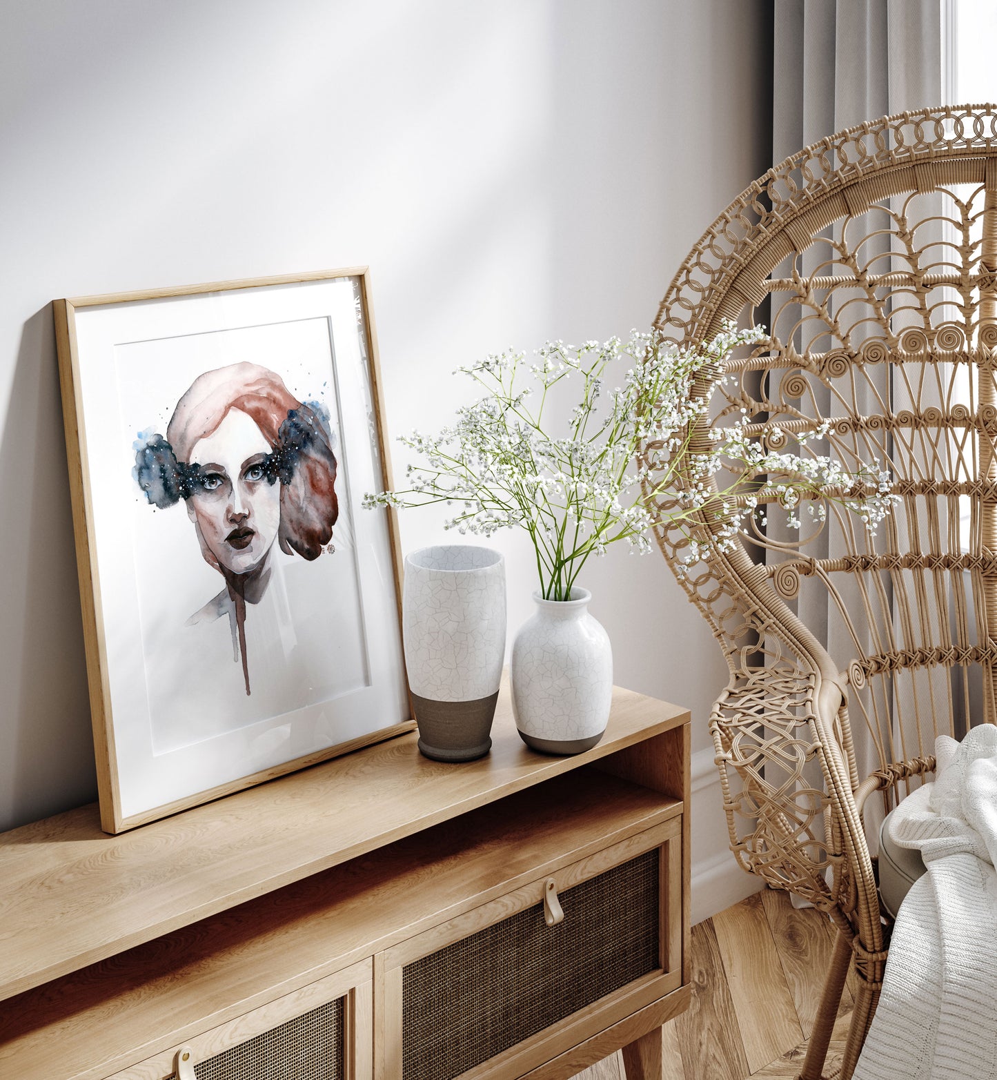 CIRCE · Aquarell-Porträt