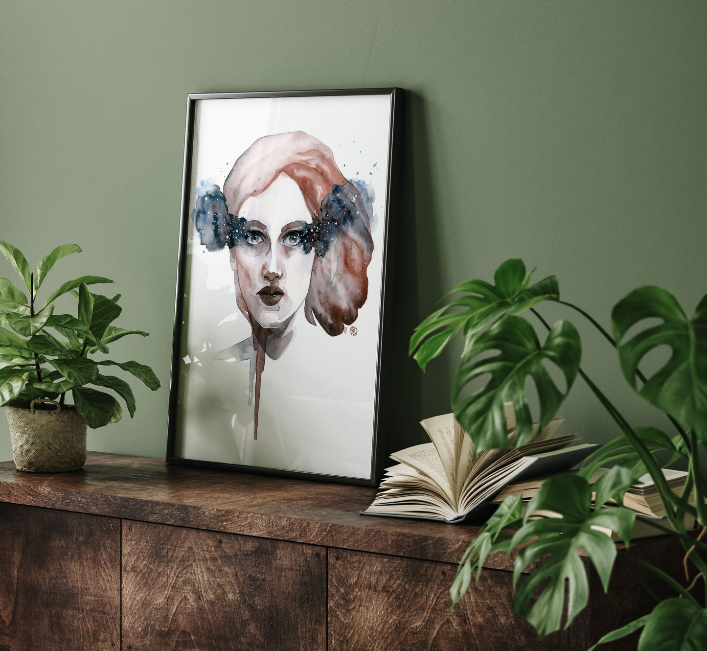 CIRCE · Aquarell-Porträt