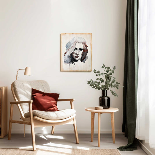 NO I DON'T · print on wood, 40 x 50 cm