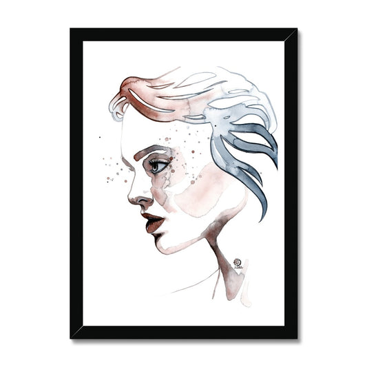 TRUST ME · Gerahmter Druck