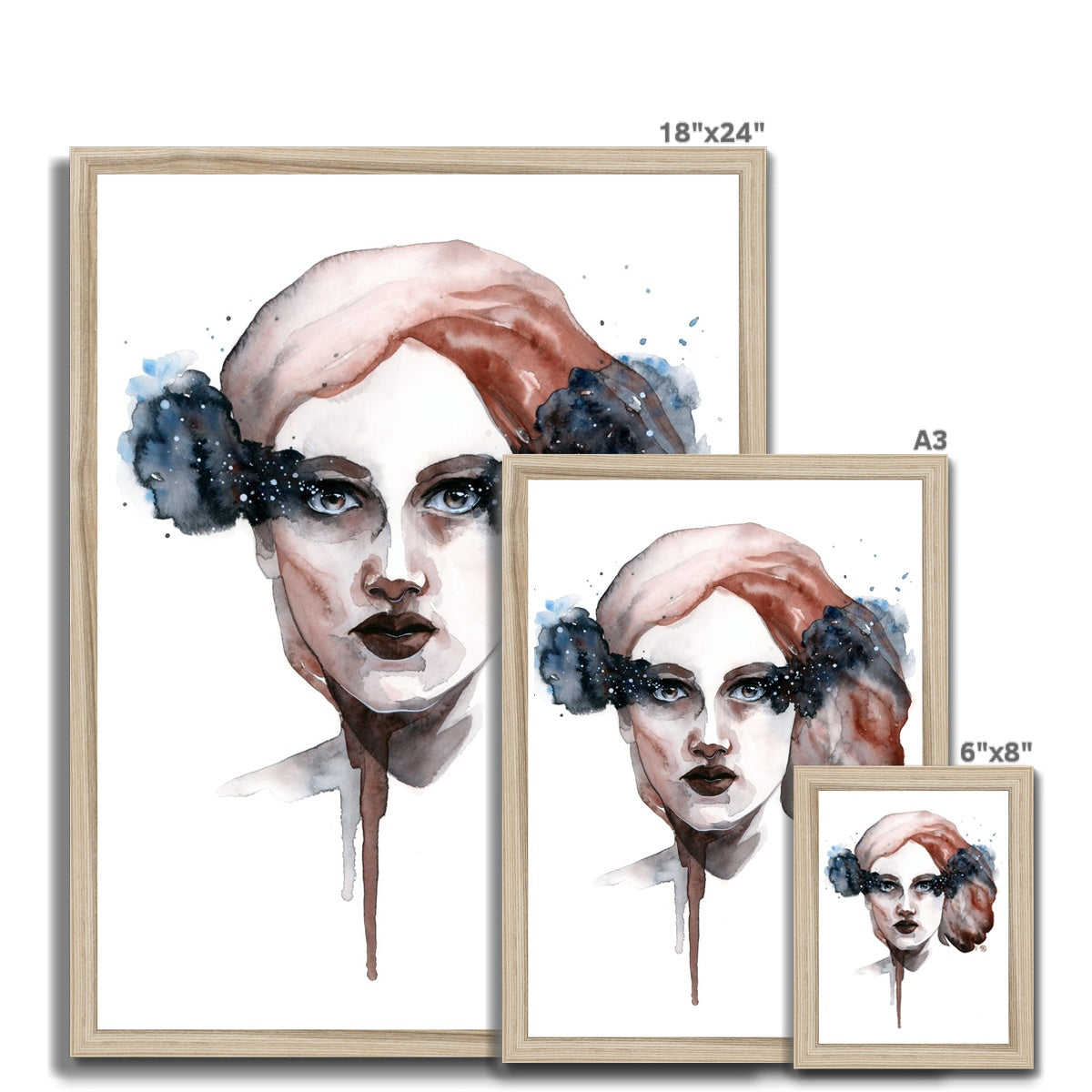 CIRCE · Gerahmter Druck