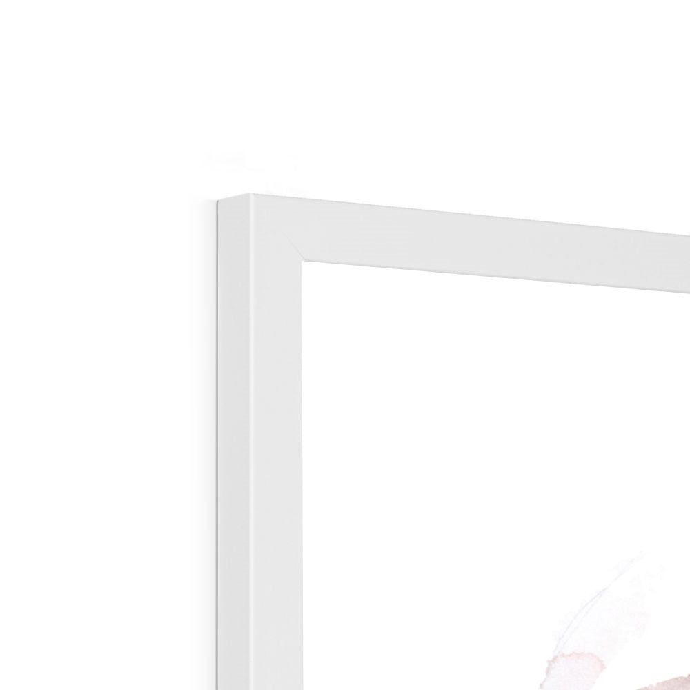 FOLLOW ME INTO THE DARK · Gerahmter Druck