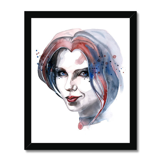 JUST KIDDING · Gerahmter Druck