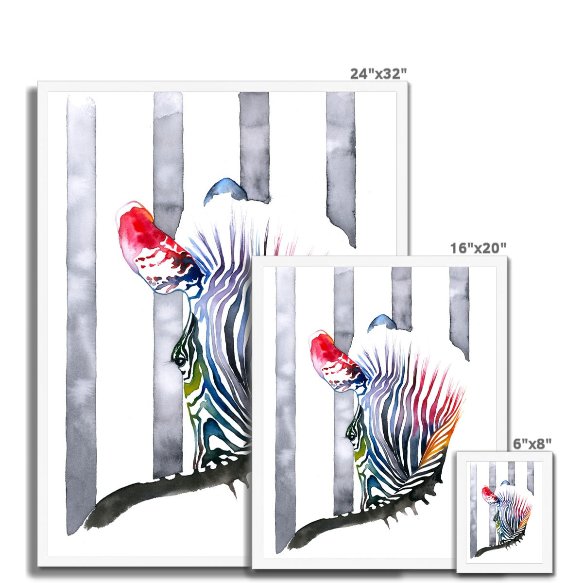 Rainbows · Gerahmter Druck