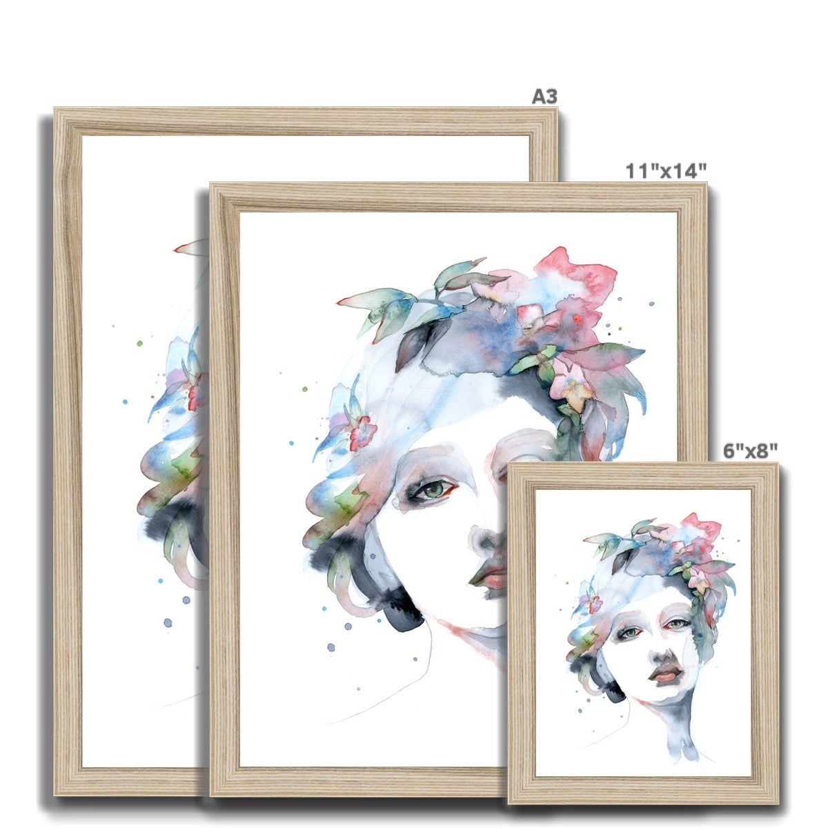 ALL THAT IS LEFT · Gerahmter Druck