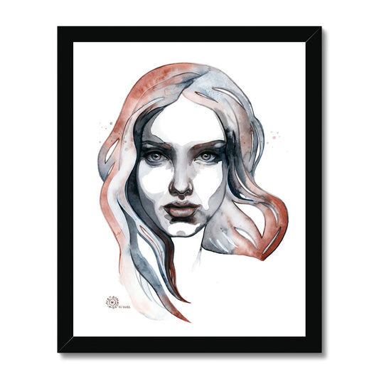 HERA · Gerahmter Druck