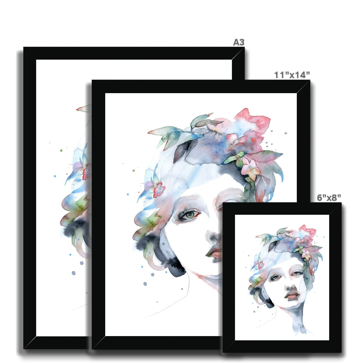 ALL THAT IS LEFT · Gerahmter Druck