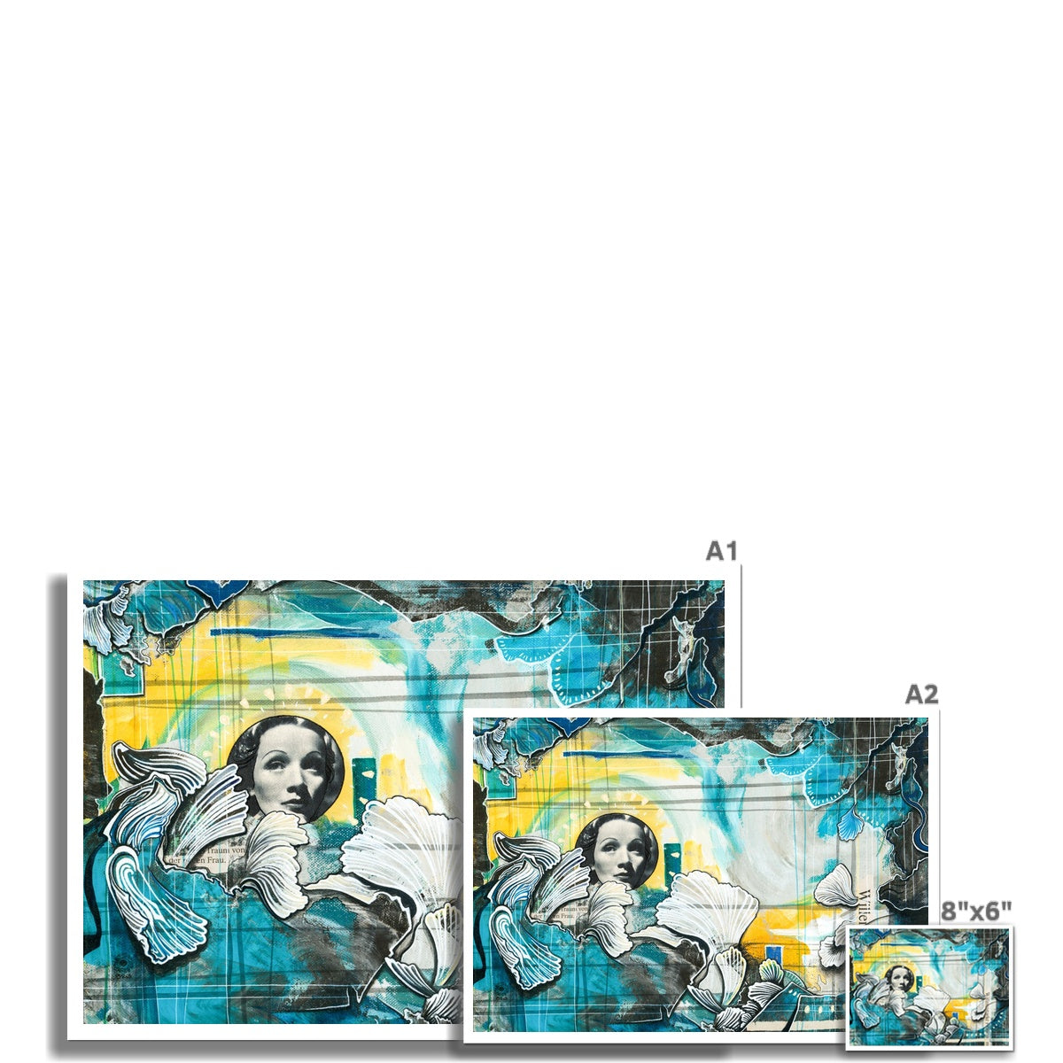 Leni sucht Marlene · Kunstdruck auf Hahnemühle Kupferdruckpapier
