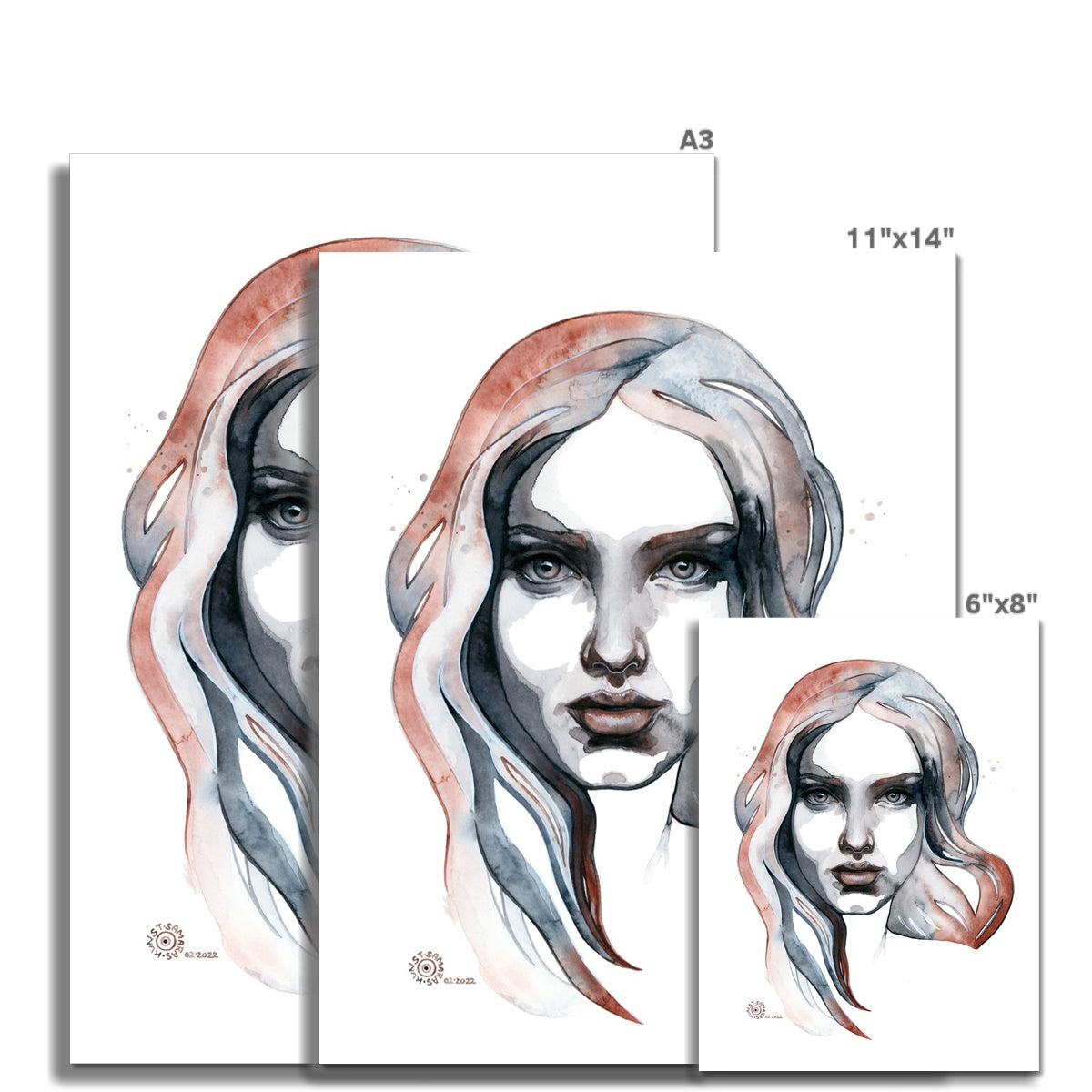 HERA · Kunstdruck auf Hahnemühle Kupferdruckpapier