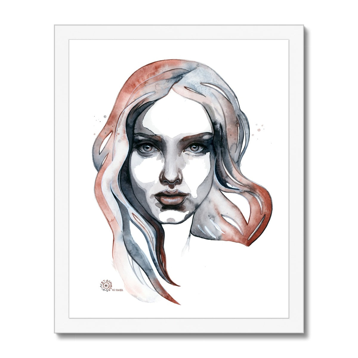 HERA · Gerahmter Druck