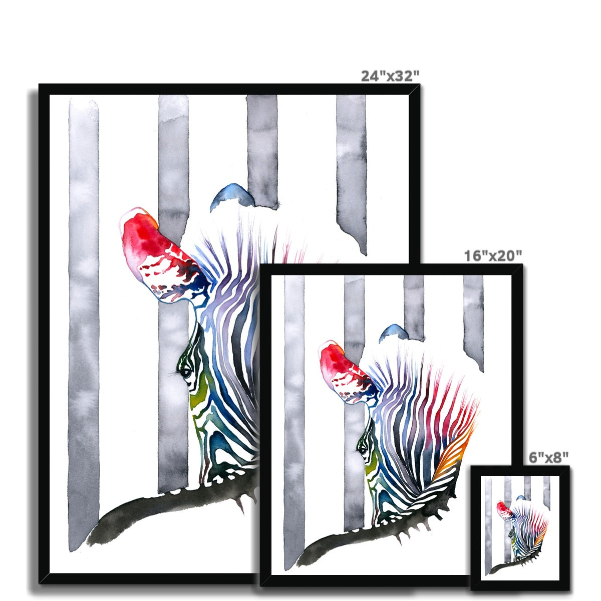 Rainbows · Gerahmter Druck