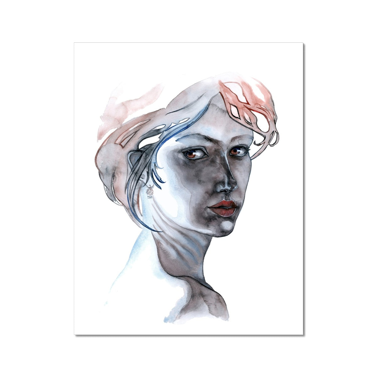 FOLLOW ME INTO THE DARK · Kunstdruck auf Hahnemühle Kupferdruckpapier